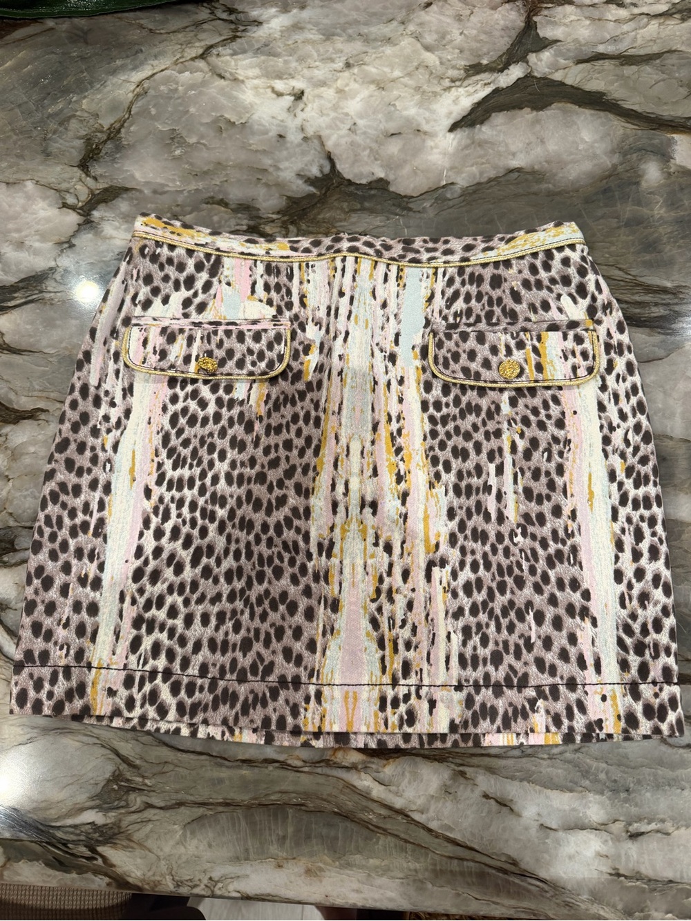 Just Cavalli Leopard Print Mini Skirt Roberto Cavalli Size 40